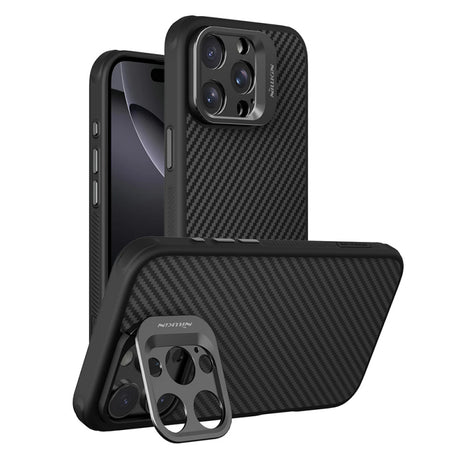 Husa MagSafe pentru Apple iPhone 16 Pro, Nillkin, CarboProp Camera Cutout