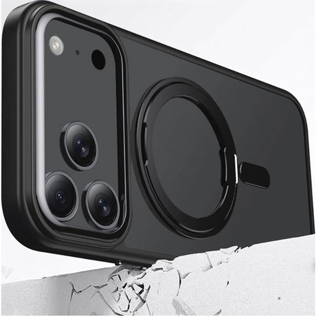 Husa MagSafe pentru Apple iPhone 17 Pro, Tech-Protect, MagRin - Neagra - NotebookGsm