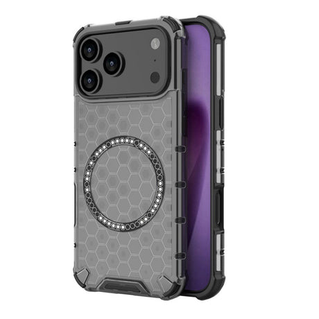 Husa MagSafe pentru Apple iPhone 17 Pro, Techsuit, HoneyComb Shield