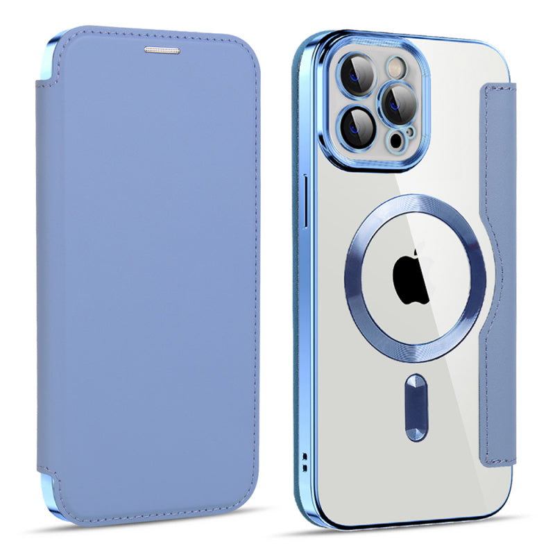 Husa MagSafe pentru Apple iPhone 11 Pro Max, Techsuit, SmartMag Book