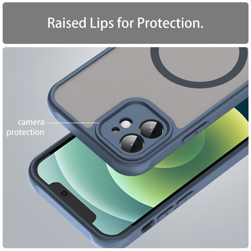 Husa MagSafe pentru Apple iPhone 12, Techsuit, HaloFrost II
