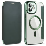 Husa MagSafe pentru Apple iPhone 12, Techsuit, SmartMag Book
