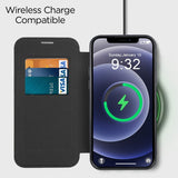 Husa MagSafe pentru Apple iPhone 12, Techsuit, SmartMag Book