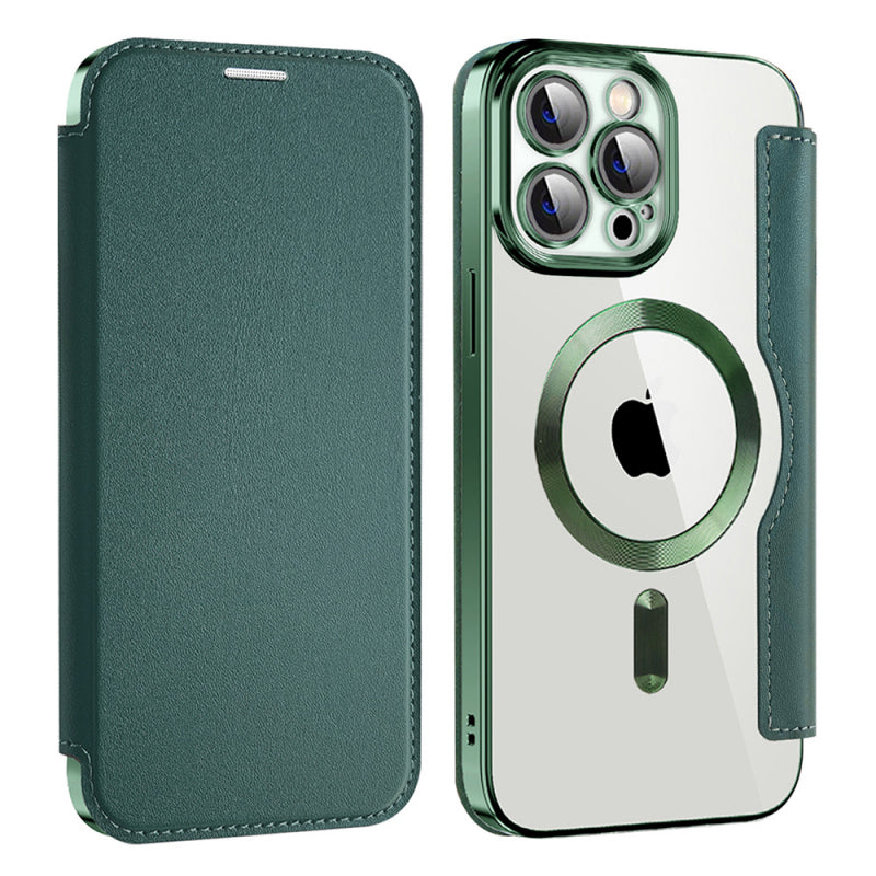 Husa MagSafe pentru Apple iPhone 13 Pro Max, Techsuit, SmartMag Book