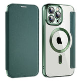 Husa MagSafe pentru Apple iPhone 13 Pro Max, Techsuit, SmartMag Book