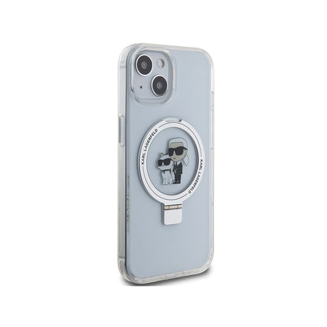 Husa MagSafe pentru Apple iPhone 14, Karl Lagerfeld, Ring Stand Karl &amp; Choupette