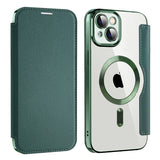 Husa MagSafe pentru Apple iPhone 14 Plus, Techsuit, SmartMag Book