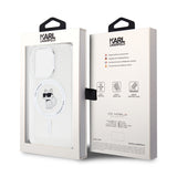 Husa MagSafe pentru Apple iPhone 14 Pro, Karl Lagerfeld, IML Chou