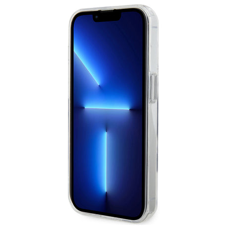 Husa MagSafe pentru Apple iPhone 14 Pro, Karl Lagerfeld, Ring Stand Karl &amp; Choupette - Alba - NotebookGsm