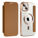 Husa MagSafe pentru Apple iPhone 14, Techsuit, SmartMag Book