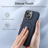 Husa MagSafe pentru Apple iPhone 15 Plus, ESR, Cloud Soft Kickstand