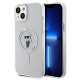 Husa MagSafe pentru Apple iPhone 15 Plus, Karl Lagerfeld, IML Ikonik Karl
