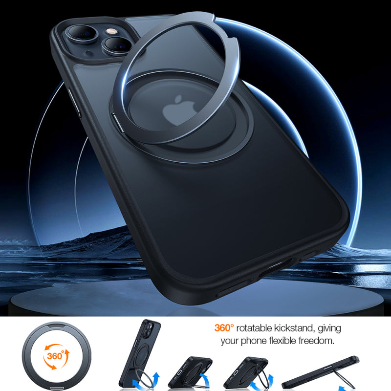 Husa MagSafe pentru Apple iPhone 15 Plus, Torras, Ostand Pro