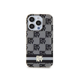 Husa MagSafe pentru Apple iPhone 15 Pro, DKNY, Checkered Mono Pattern &amp; Printed Stripes