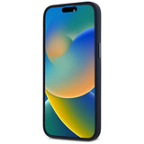 Husa MagSafe pentru Apple iPhone 15 Pro, Karl Lagerfeld, Silicone Shadow Metal Initial