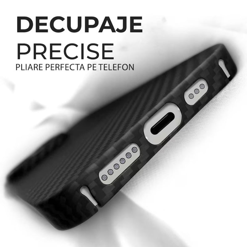 Husa MagSafe pentru Apple iPhone 15 Pro Max, Techsuit, Aramid Fib