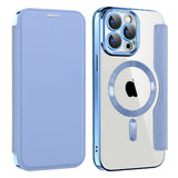 Husa MagSafe pentru Apple iPhone 15 Pro, Techsuit, SmartMag Book