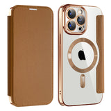Husa MagSafe pentru Apple iPhone 15 Pro, Techsuit, SmartMag Book