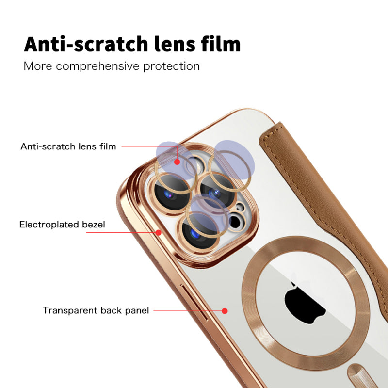 Husa MagSafe pentru Apple iPhone 15 Pro, Techsuit, SmartMag Book
