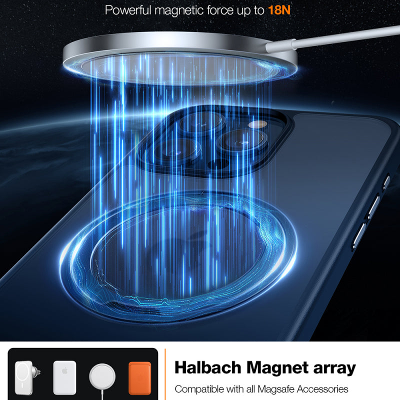 Husa MagSafe pentru Apple iPhone 15 Pro, Torras, Ostand Pro