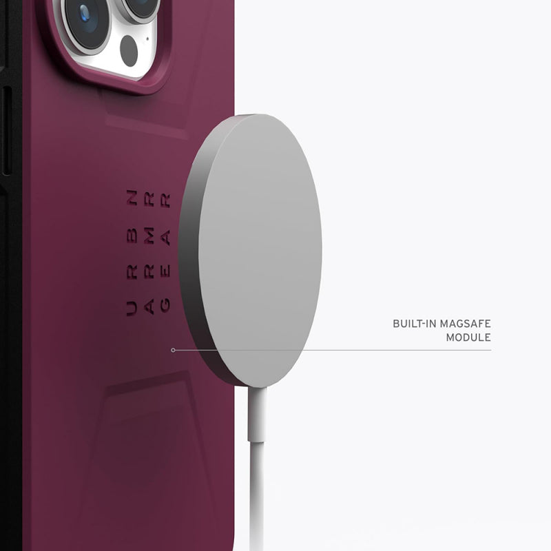 Husa MagSafe pentru Apple iPhone 15 Pro, Urban Armor Gear, Civilia