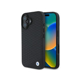 Husa MagSafe pentru Apple iPhone 16, BMW, Signature Diamond Metal Logo