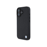 Husa MagSafe pentru Apple iPhone 16, BMW, Signature Diamond Metal Logo