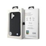 Husa MagSafe pentru Apple iPhone 16, BMW, Signature Diamond Metal Logo