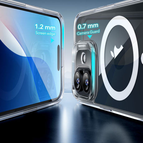 Husa MagSafe pentru Apple iPhone 16, ESR, Classic Hybrid with Screen Protecto - Transparenta - NotebookGsm