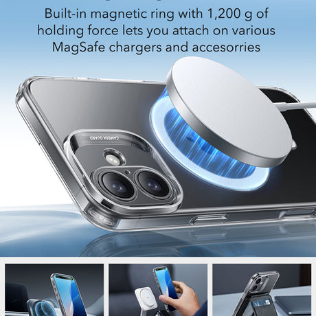 Husa MagSafe pentru Apple iPhone 16, ESR, Zero - Transparenta - NotebookGsm