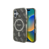 Husa MagSafe pentru Apple iPhone 16, Guess, IML 4G Background