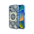 Husa MagSafe pentru Apple iPhone 16, Guess, IML Peony On 4G Background