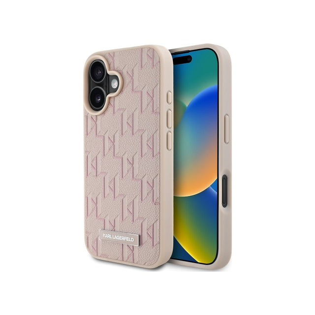 Husa MagSafe pentru Apple iPhone 16, Karl Lagerfeld, Hot Stamp