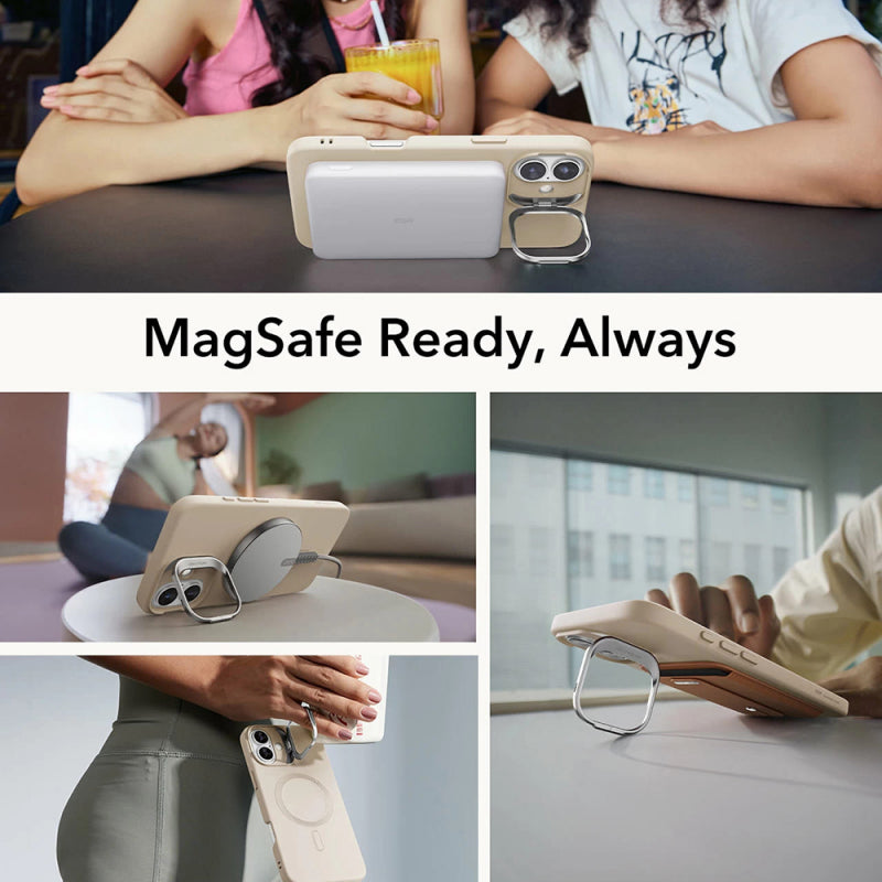 Husa MagSafe pentru Apple iPhone 16 Plus, ESR, Cloud Soft Kickstand