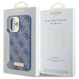 Husa MagSafe pentru Apple iPhone 16 Plus, Guess, 4G Logo Plate
