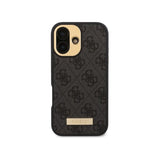 Husa MagSafe pentru Apple iPhone 16 Plus, Guess, 4G Logo Plat