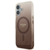Husa MagSafe pentru Apple iPhone 16 Plus, Guess, IML Glitter Gradient