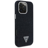 Husa MagSafe pentru Apple iPhone 16 Pro, Guess, Denim Triangle Logo