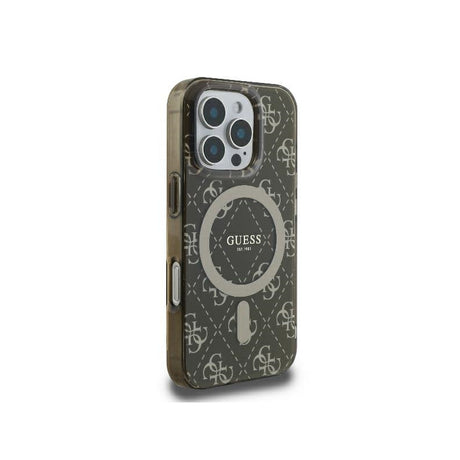 Husa MagSafe pentru Apple iPhone 16 Pro, Guess, IML 4G Background