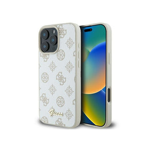 Husa MagSafe pentru Apple iPhone 16 Pro, Guess, Peony Script