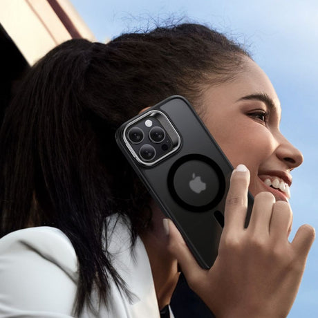 Husa MagSafe pentru Apple iPhone 16 Pro Max, ESR, Classic Hybrid Kickstand with Screen Protecto - Neagra Satinata - NotebookGsm