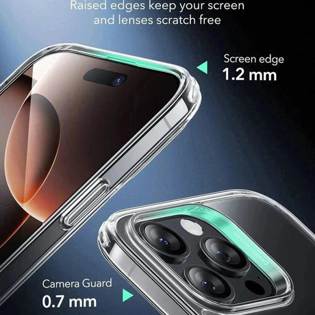 Husa MagSafe pentru Apple iPhone 16 Pro Max, ESR, Classic Hybrid Slid - Transparenta - NotebookGsm