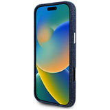 Husa MagSafe pentru Apple iPhone 16 Pro Max, Guess, Denim Triangle Logo