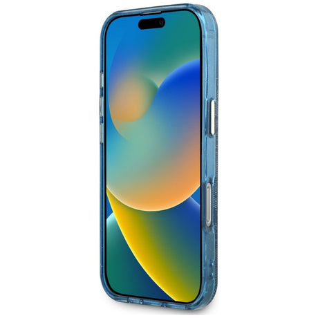 Husa MagSafe pentru Apple iPhone 16 Pro Max, Guess, IML Glitter 4G Circle Triangle