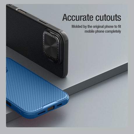 Husa MagSafe pentru Apple iPhone 16 Pro Max, Nillkin, CamShield Prop - Albastra - NotebookGsm