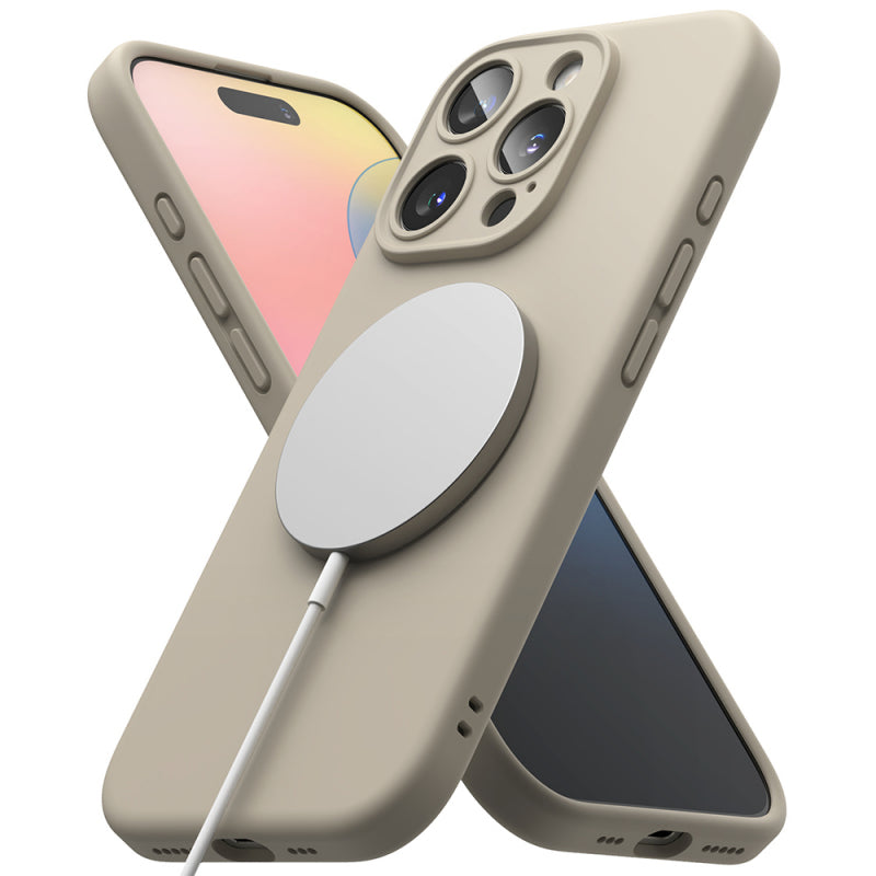 Husa MagSafe pentru Apple iPhone 16 Pro Max, Ringke, Silicon