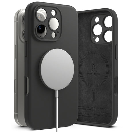 Husa MagSafe pentru Apple iPhone 16 Pro Max, Ringke, Silicon