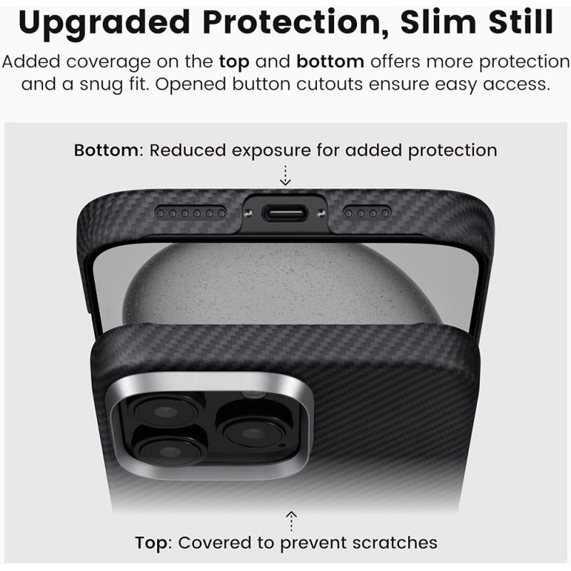 Husa MagSafe pentru Apple iPhone 16 Pro Max, Techsuit, Aramid Fib