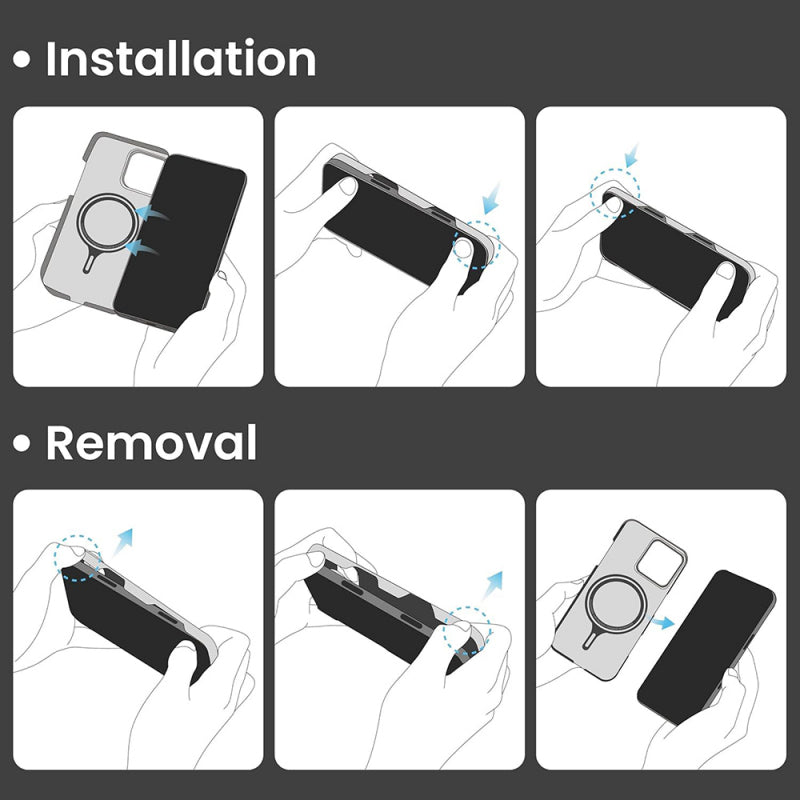 Husa MagSafe pentru Apple iPhone 16 Pro Max, Techsuit, Aramid Fib