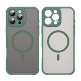 Husa MagSafe pentru Apple iPhone 16 Pro Max, Techsuit, HaloFrost II, Verde